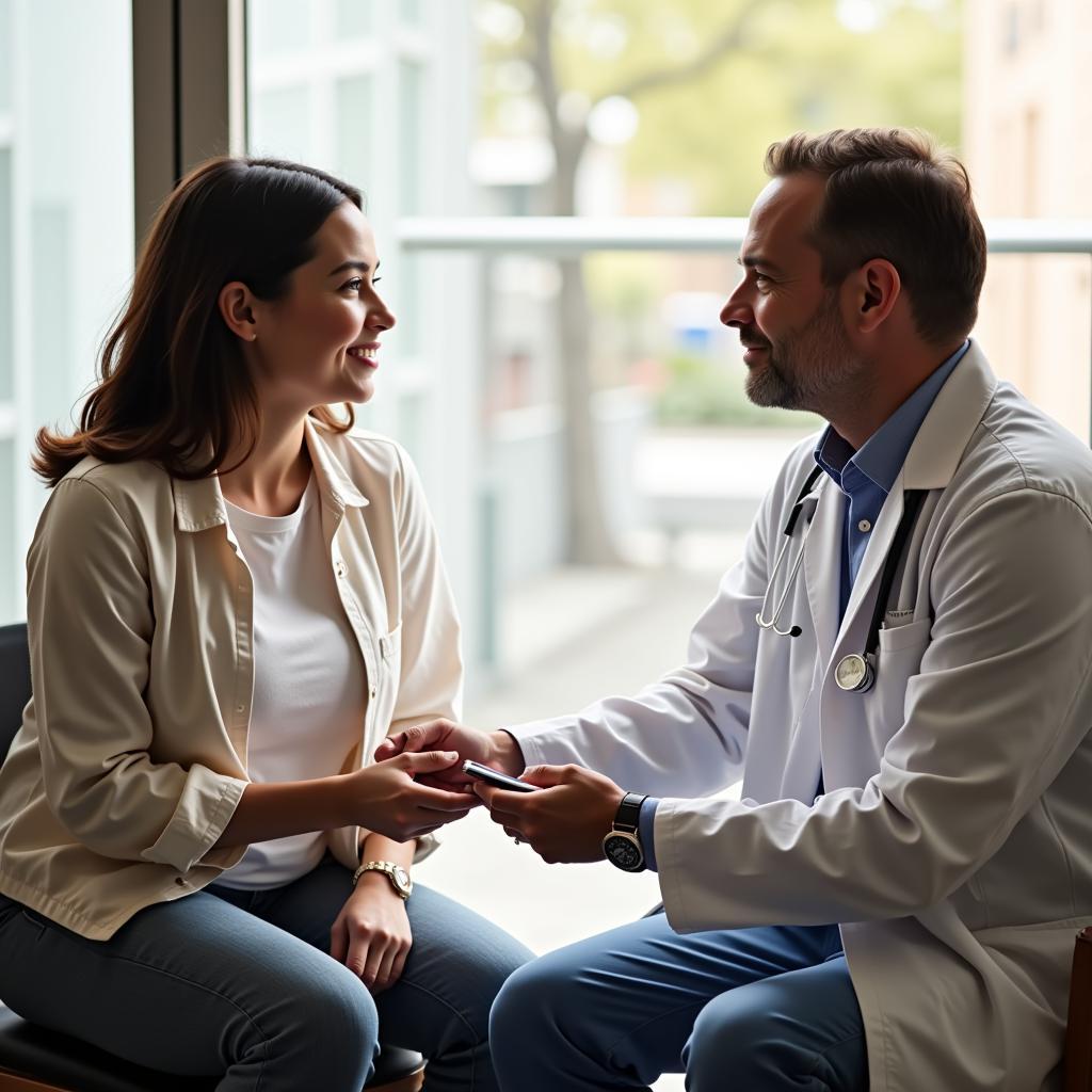 Doctor and Patient Engaging in Open Communication