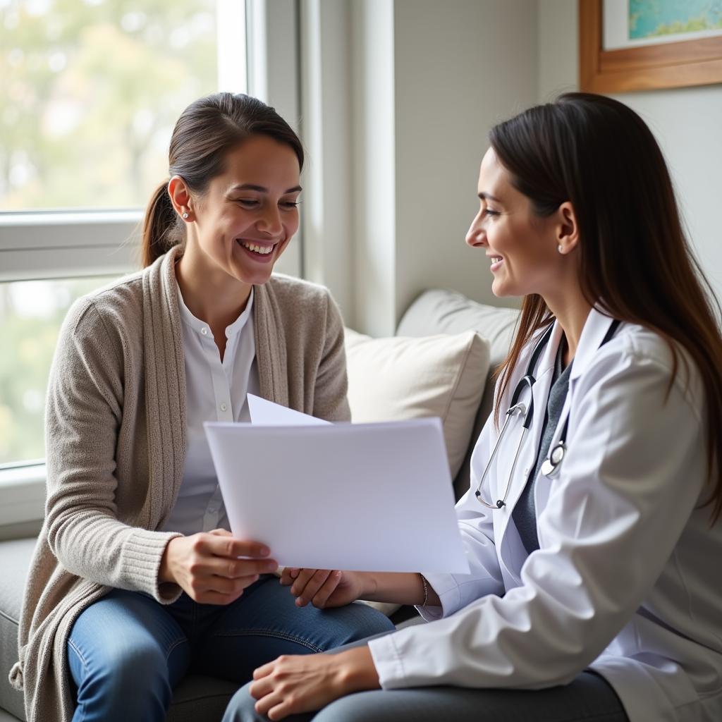 Doctor and Patient Discussing Treatment Plan