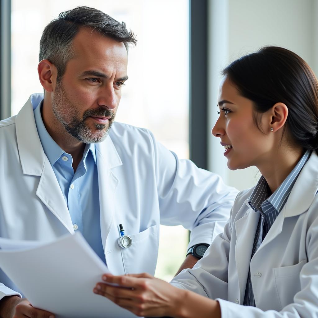 Doctor and Patient Discussing Treatment Plan