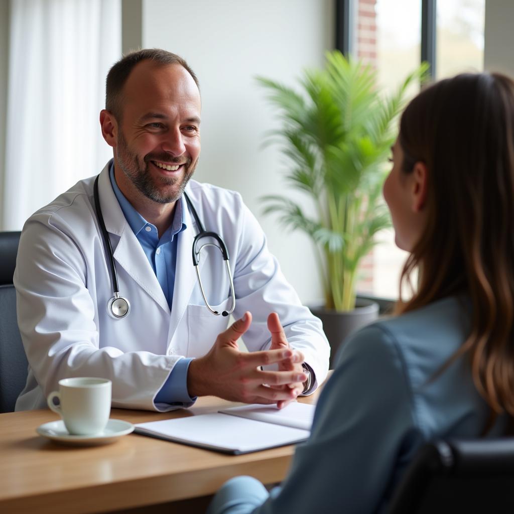 Doctor and Patient in Consultation