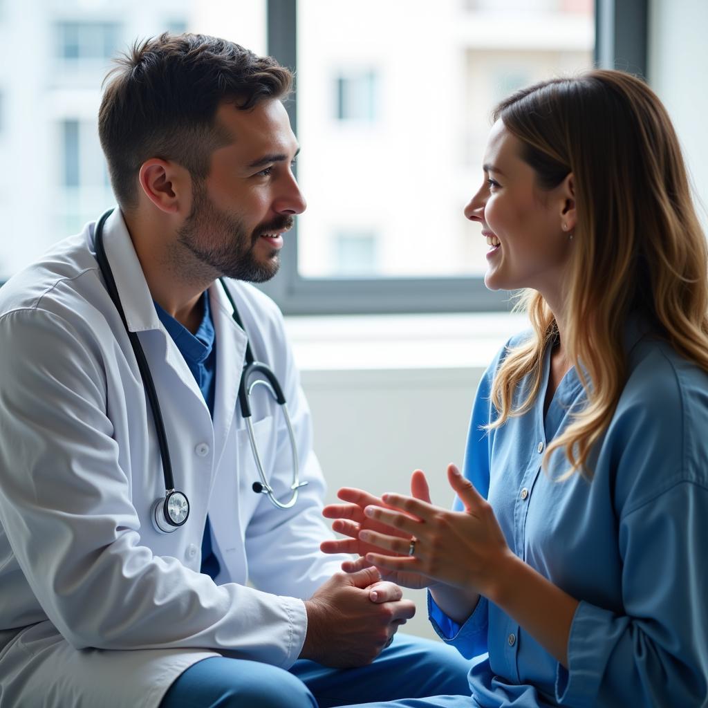 Doctor and Patient Consultation