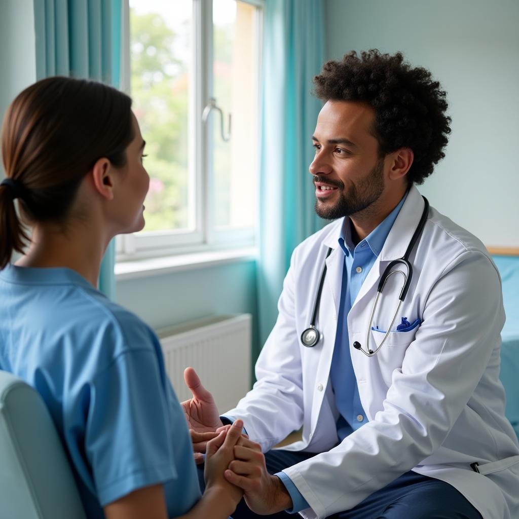 Doctor Consulting with Patient