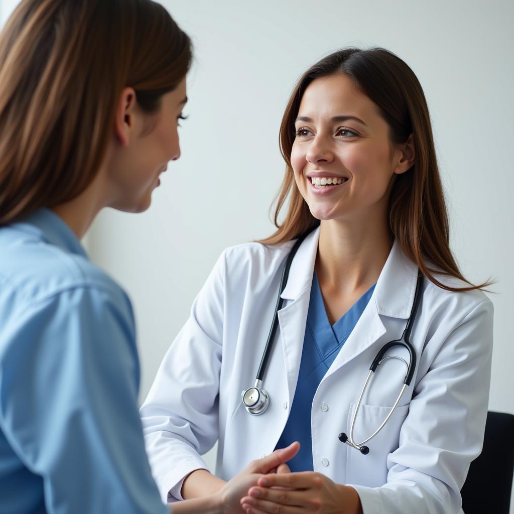 Doctor in Consultation with Patient