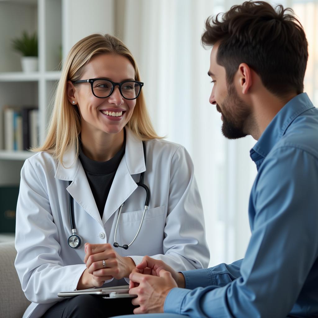 Doctor Patient Consultation Caring and Attentive