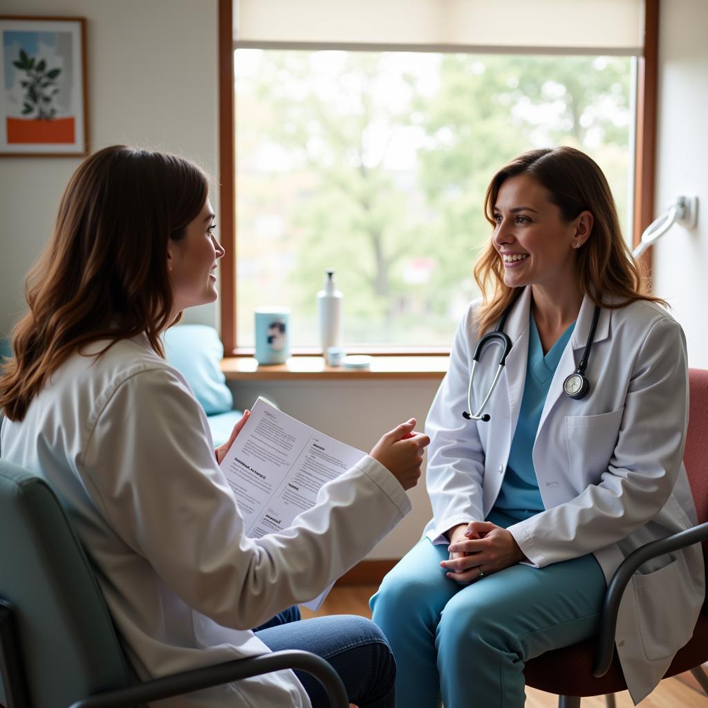 Doctor and Patient Discussing Treatment Options