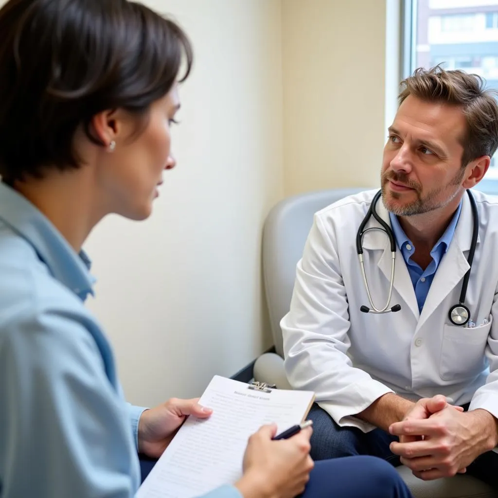 Doctor and Patient Consultation