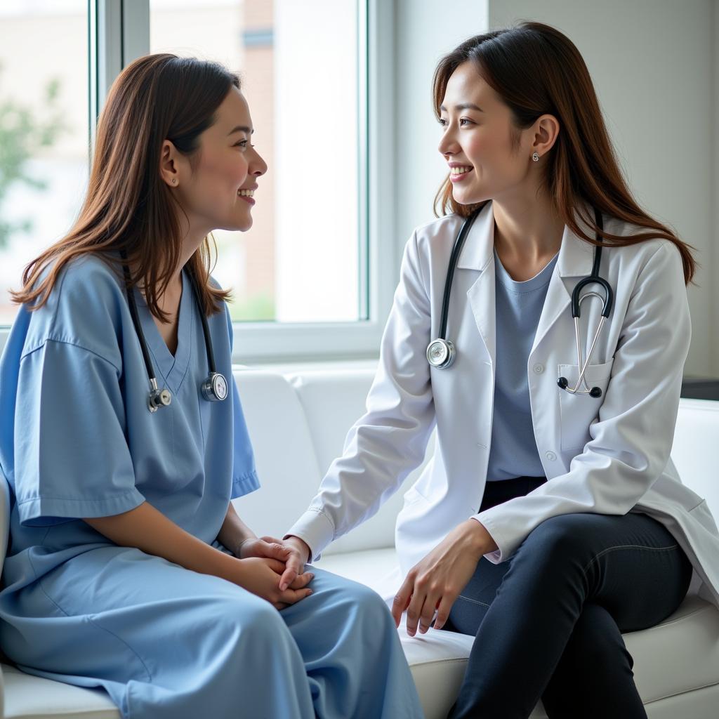 Doctor Speaking with a Patient