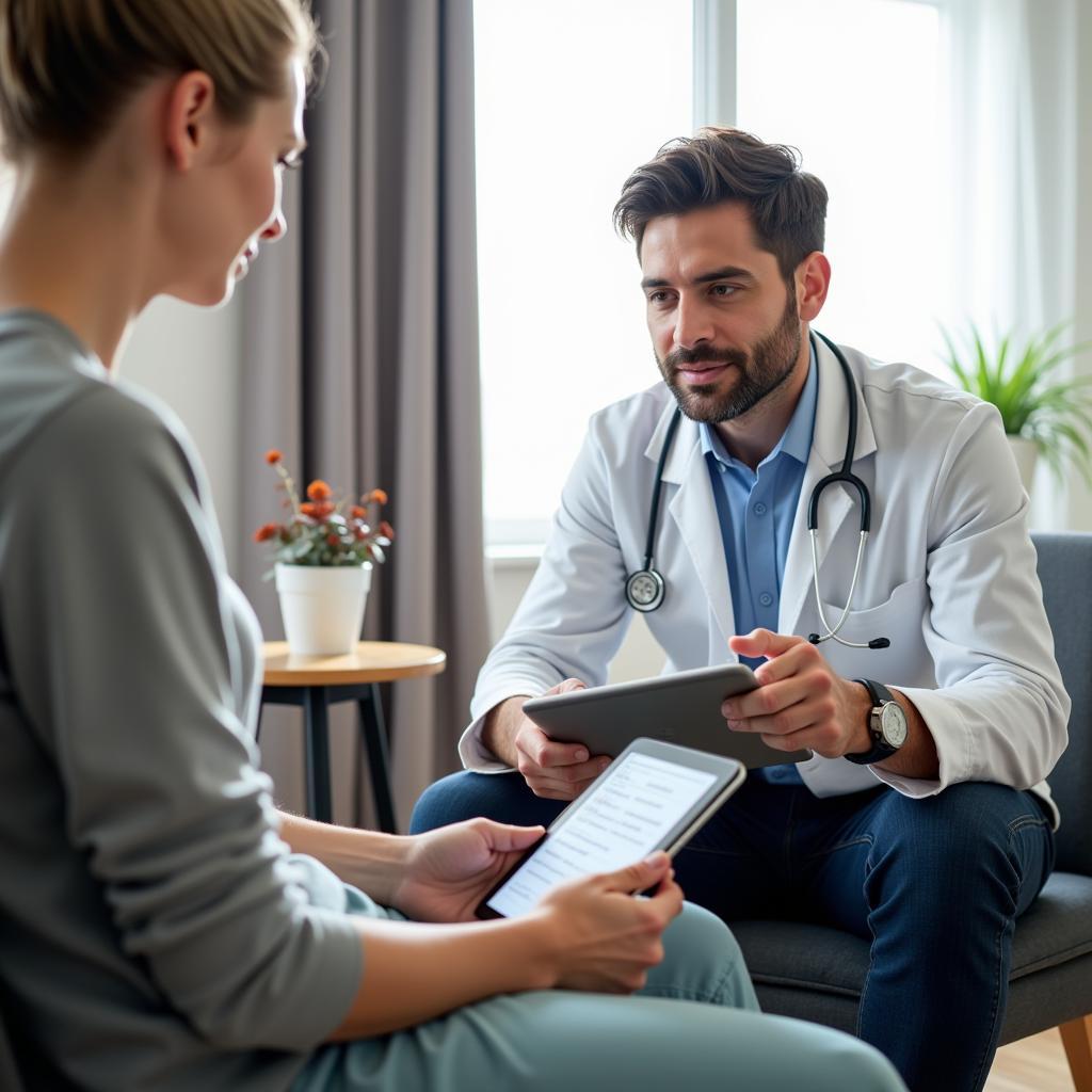 Doctor and Patient Discussing Treatment Options