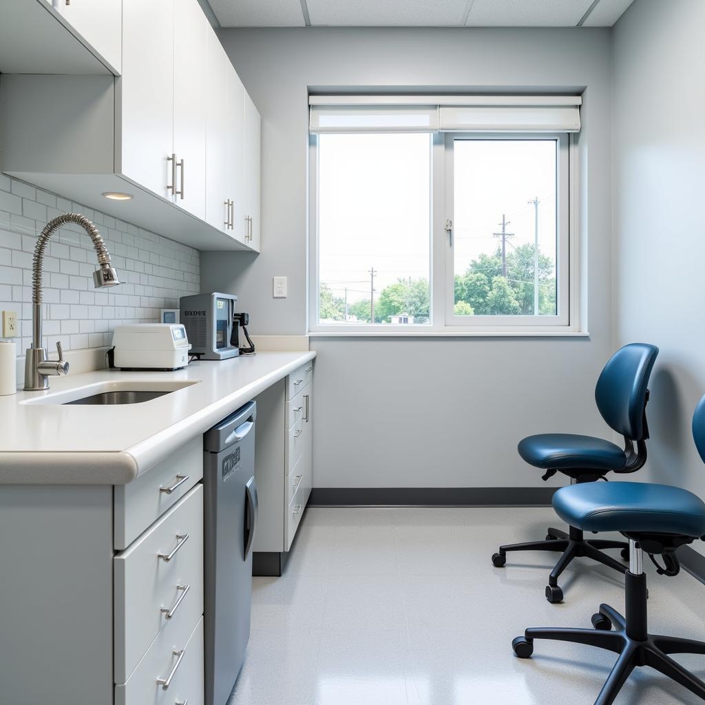 Modern and well-equipped exam room at Dogwood Animal Hospital