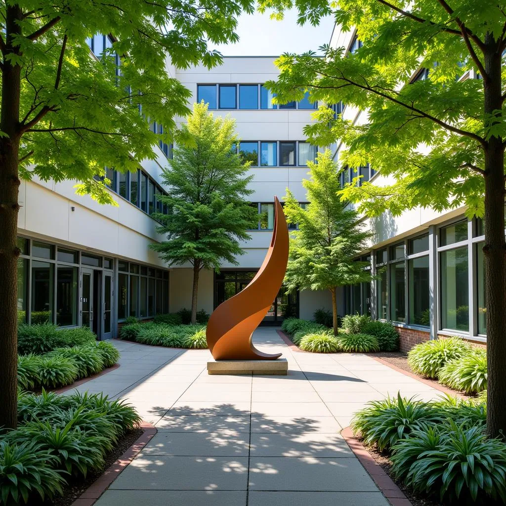 Donating a Sculpture to a Hospital Courtyard