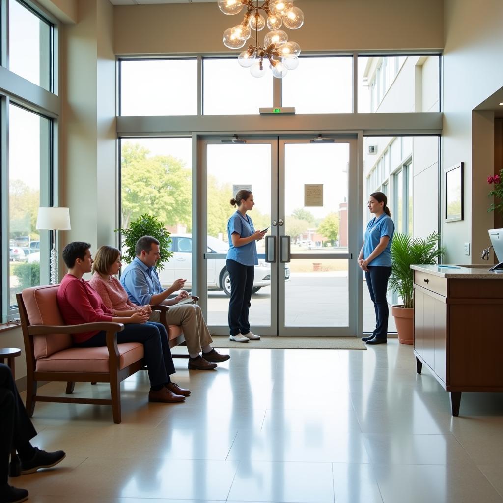 Douglas Memorial Hospital waiting area