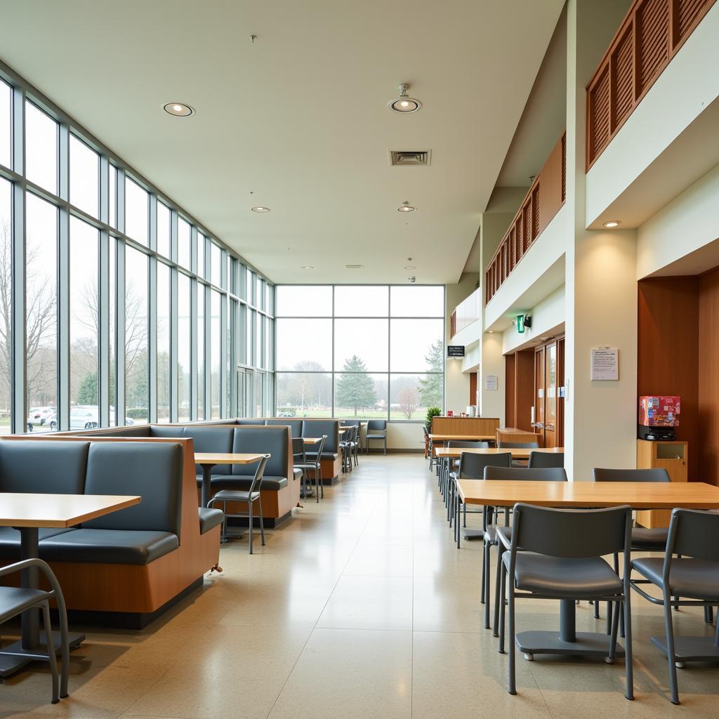 Duke University Hospital Cafeteria Seating Area