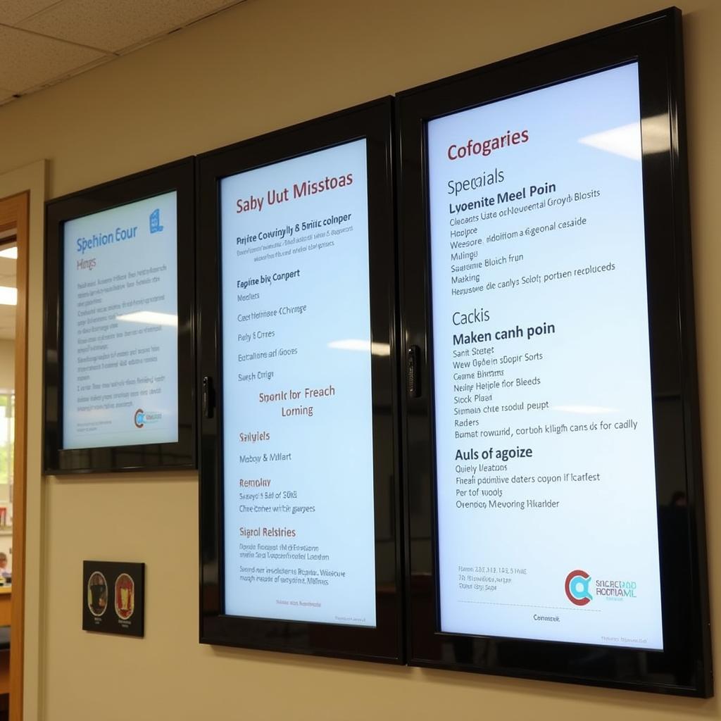 East Jefferson Hospital Cafeteria Digital Menu Board