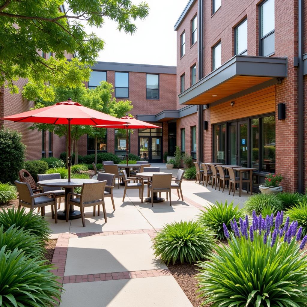 East Jefferson Hospital Cafeteria Outdoor Patio