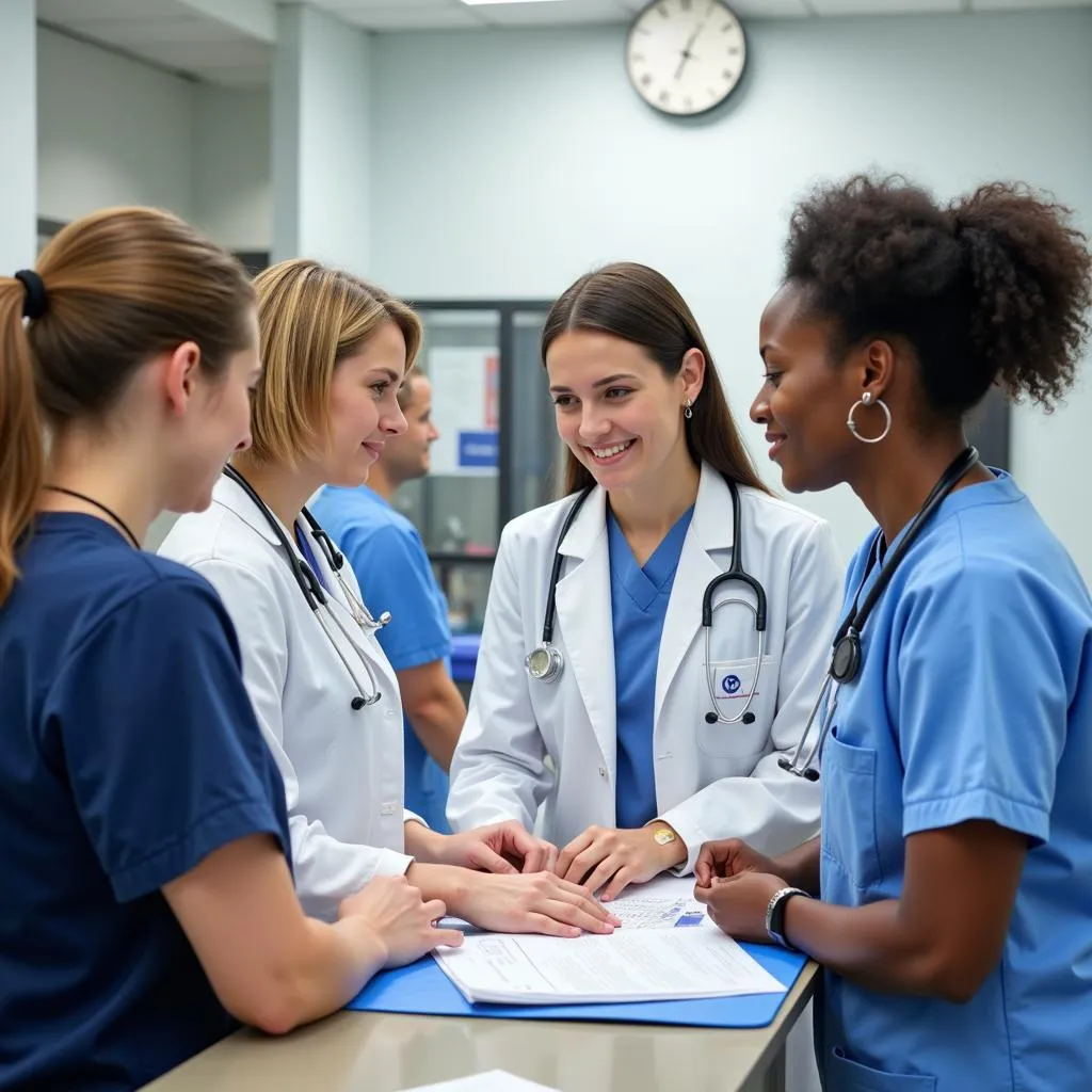 Diverse Medical Team Collaborating at East Kootenay Regional Hospital