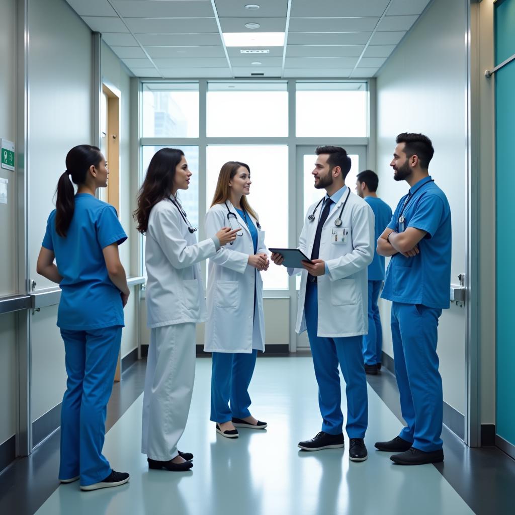 Medical team at Pamela Youde Nethersole Eastern Hospital