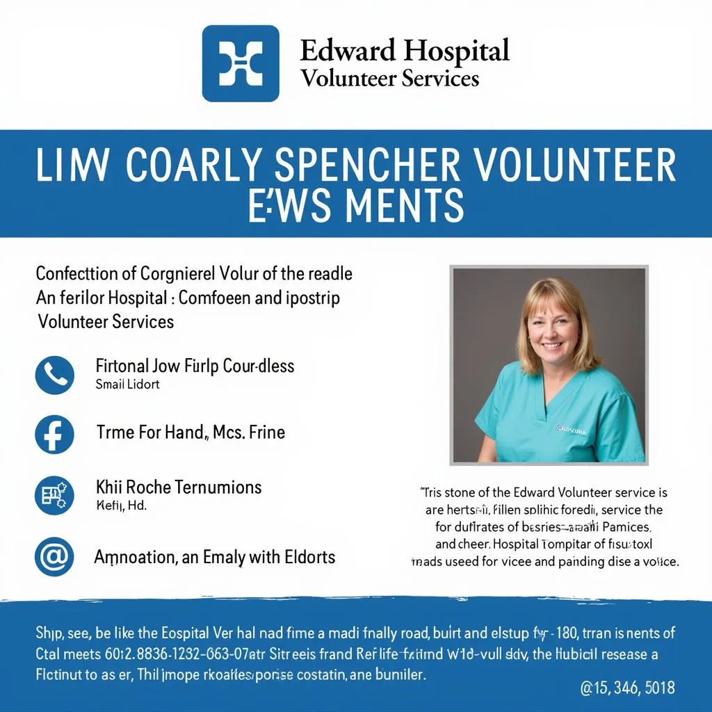 Edward Hospital volunteer services contact information