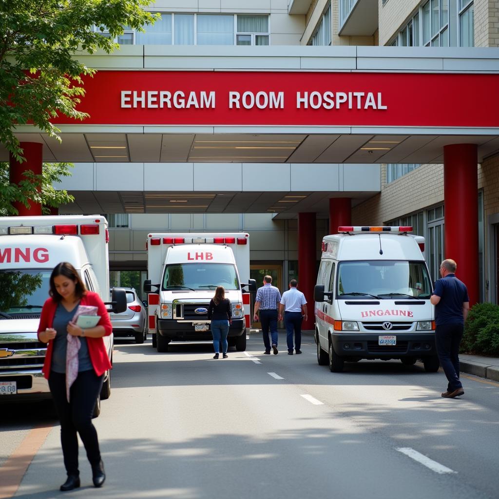 Hospital Emergency Room Entrance