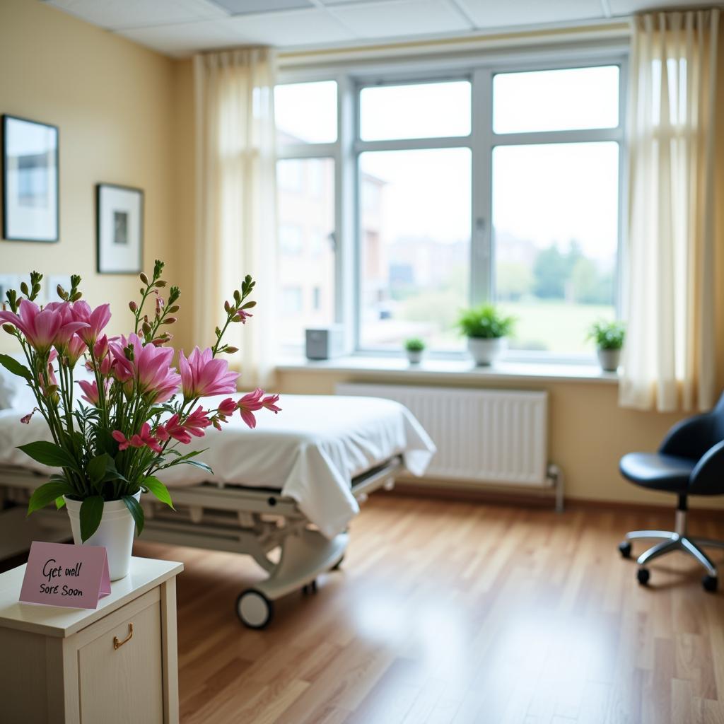 Comfortable Patient Room at Emirates Hospital Jumeirah 