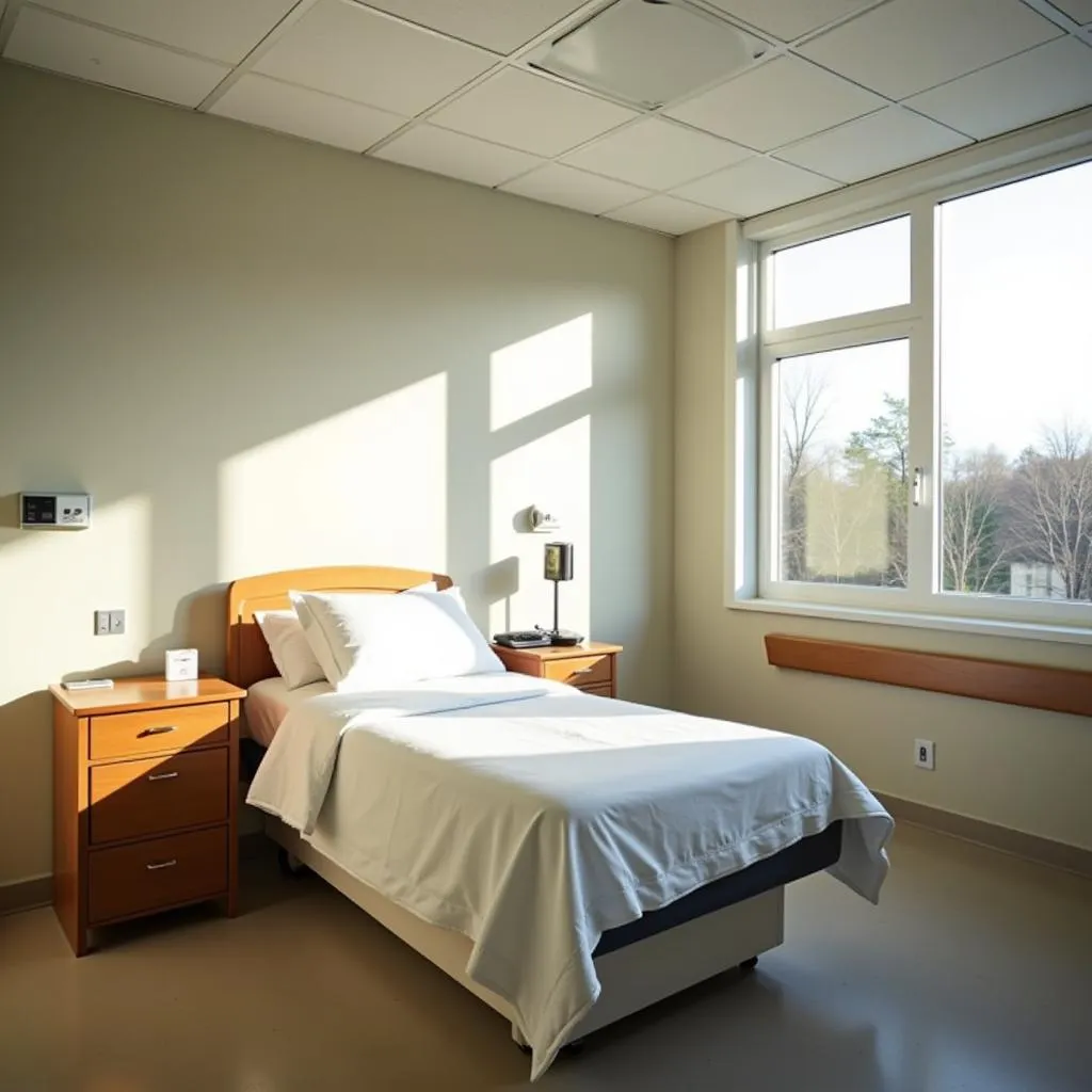 Comfortable and Modern Patient Room in EOC Hospital