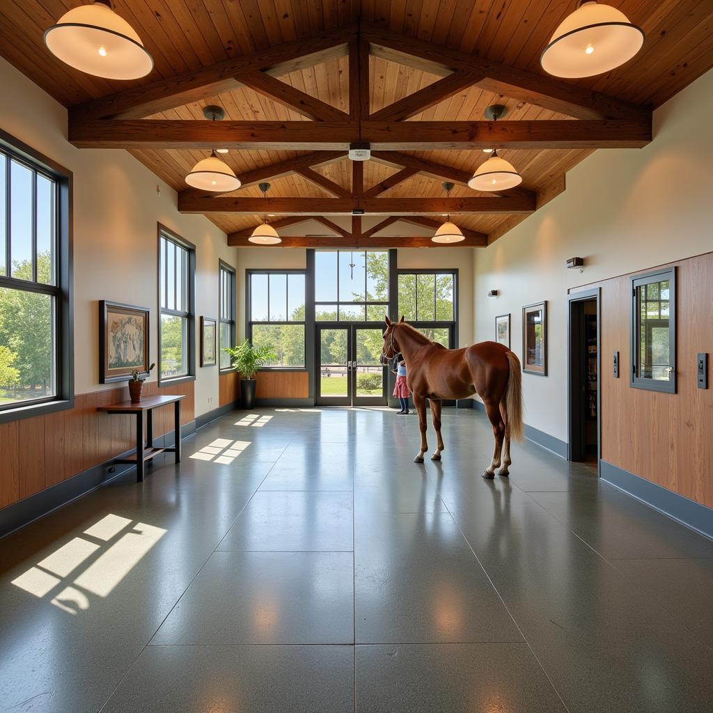 Equine rehabilitation center at Johnson Family Equine Hospital