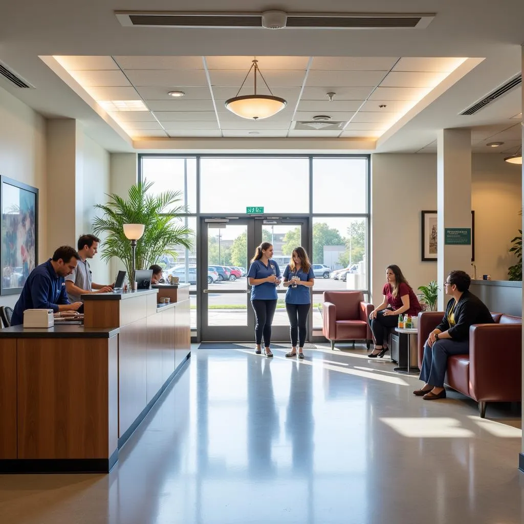 Hospital Reception Area