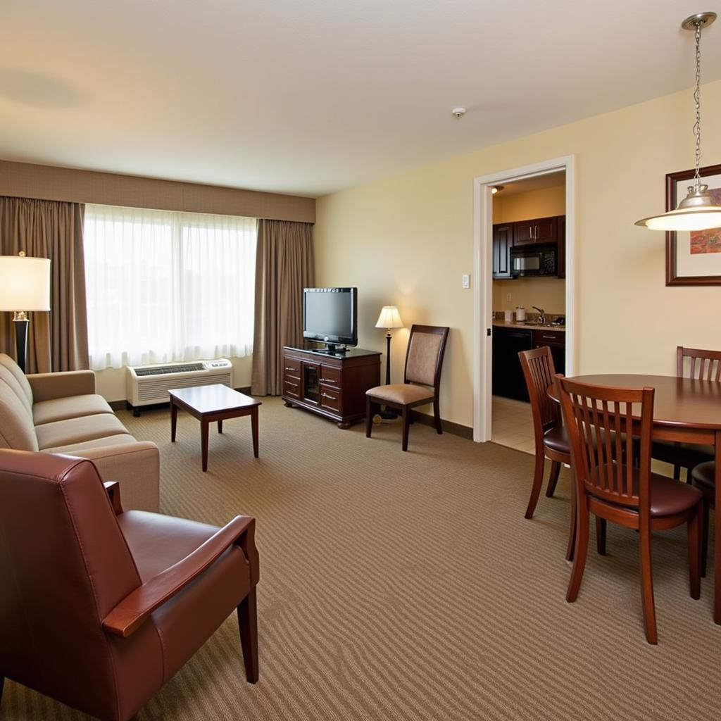 Extended Stay Hotel Suite near Memorial Hospital