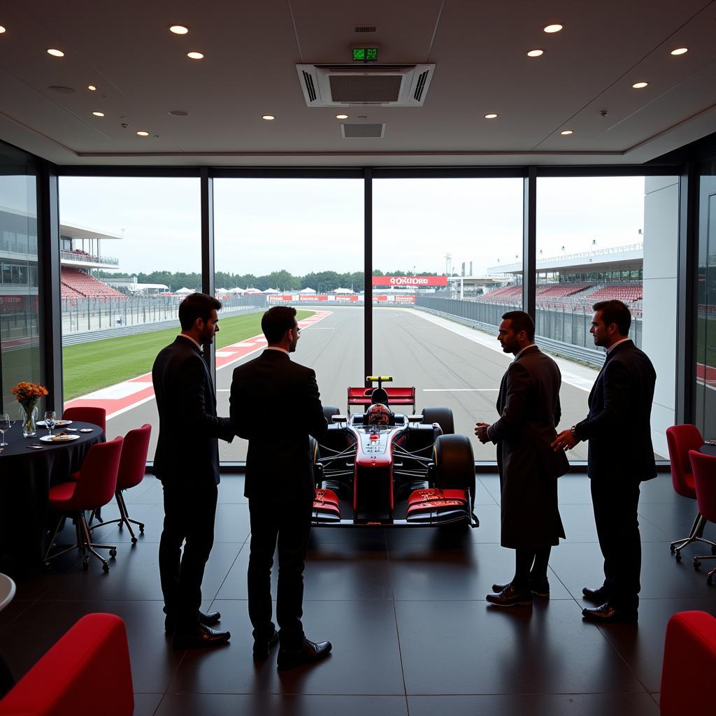 Hospitality Staff at a Formula 1 Race