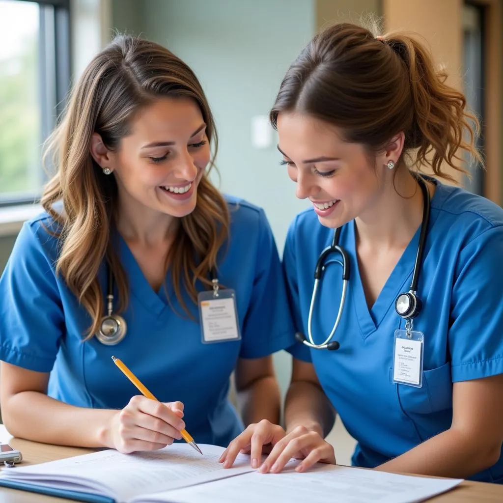 Experienced Nurses Collaborating at Faith Regional Hospital