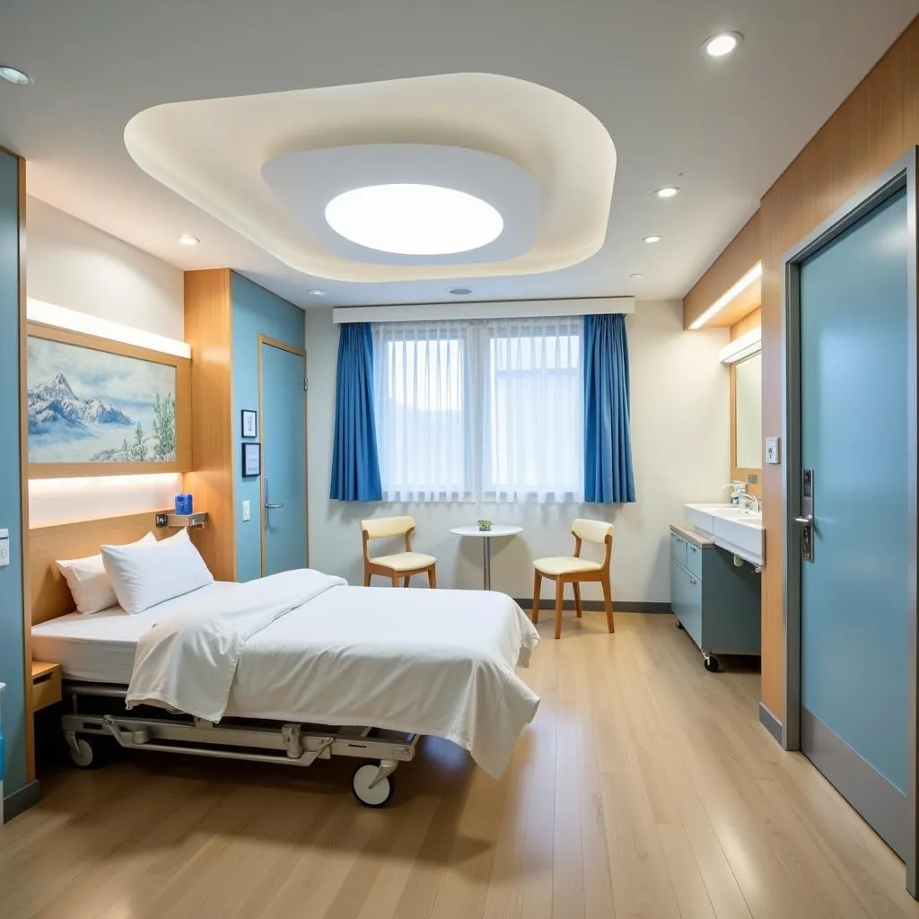 Comfortable and Modern Patient Room