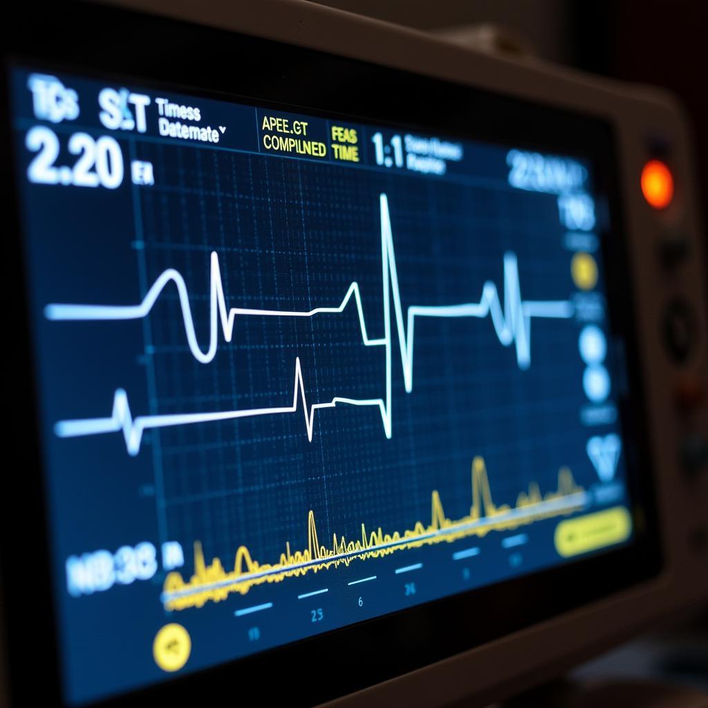 Fetal Heart Rate Monitoring on Toco Monitor Display