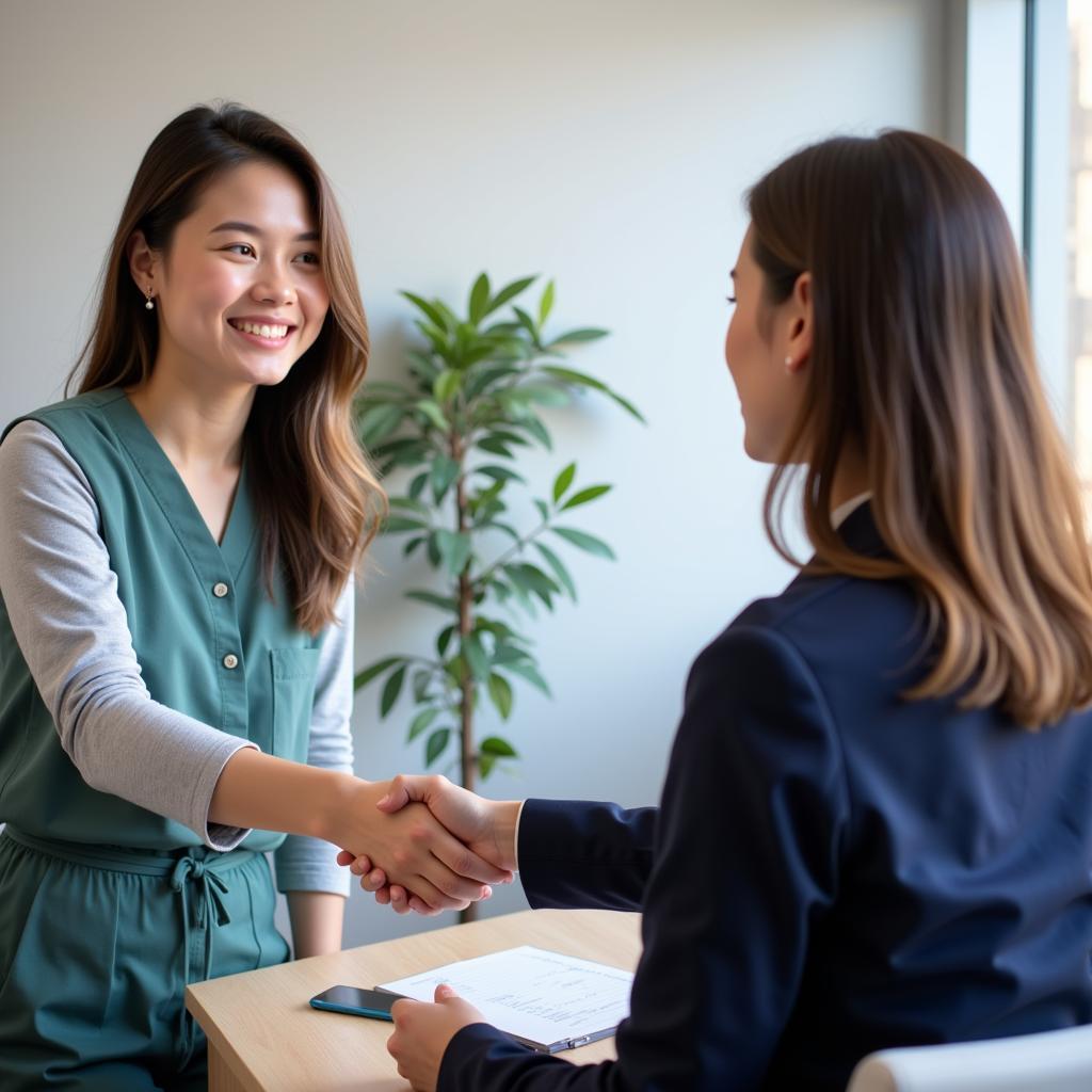 Job Interview at Flagstaff Hospital