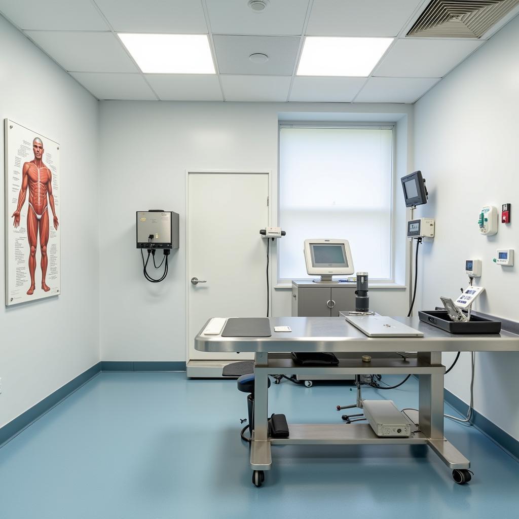 Modern and well-equipped exam room at Fountain Vet Hospital