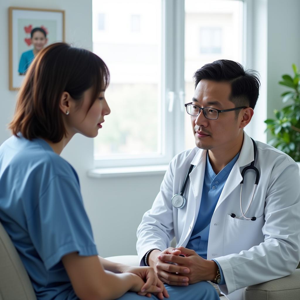 Patient Consultation at Fuda Cancer Hospital