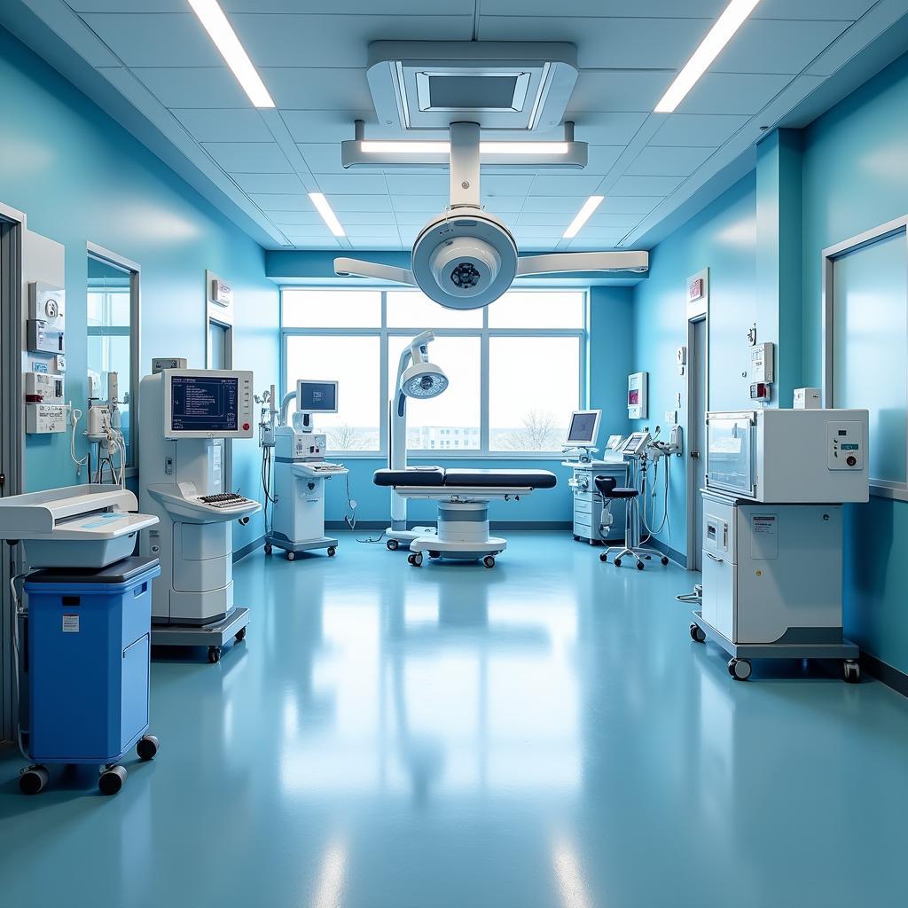 Gemelli Hospital's Cardiology Department interior view