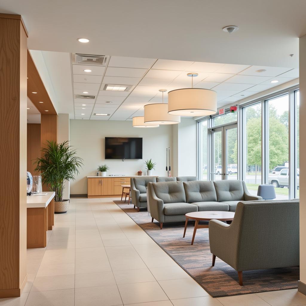 Comfortable and Welcoming Waiting Area at Genesee Hospital