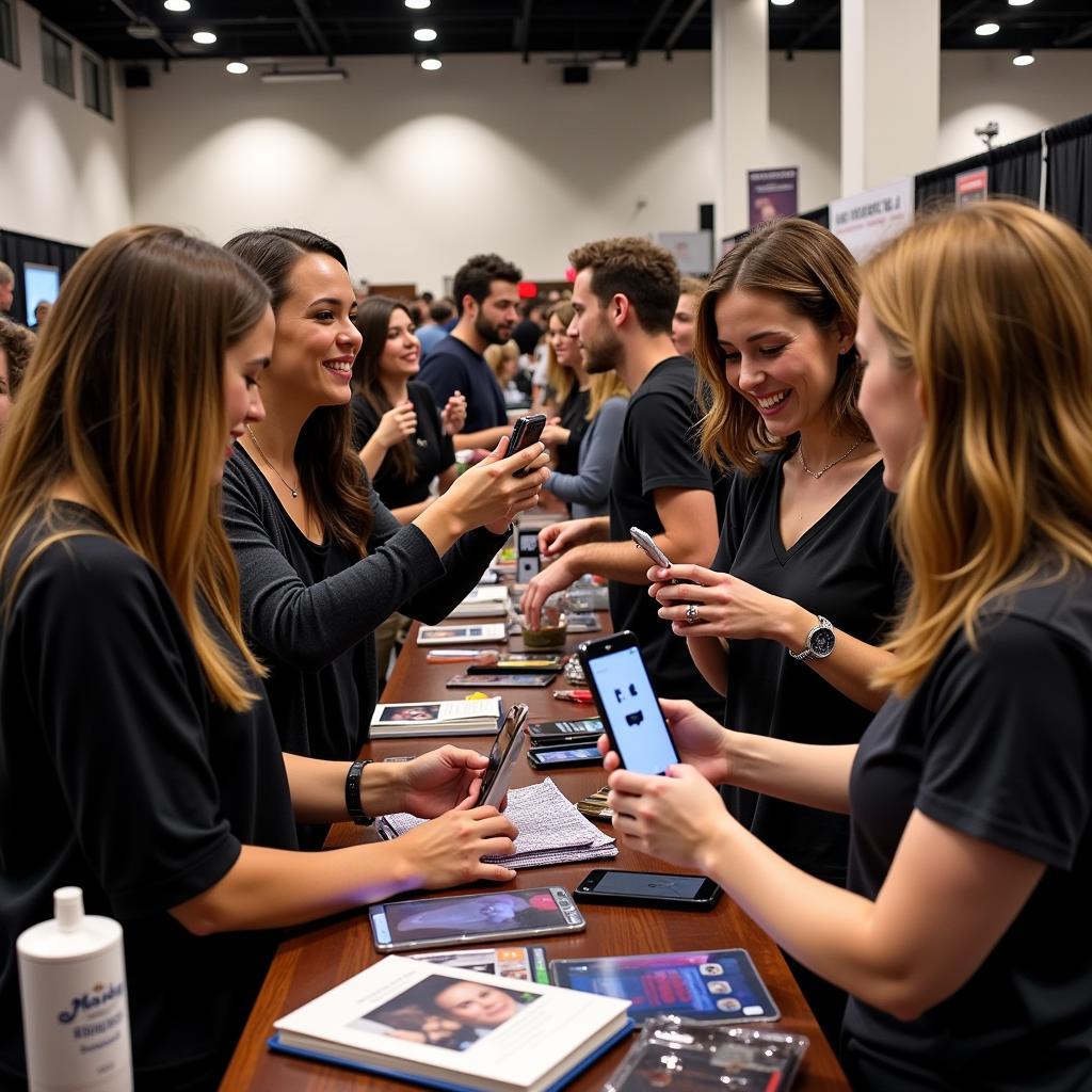 General Hospital fans enjoying a convention