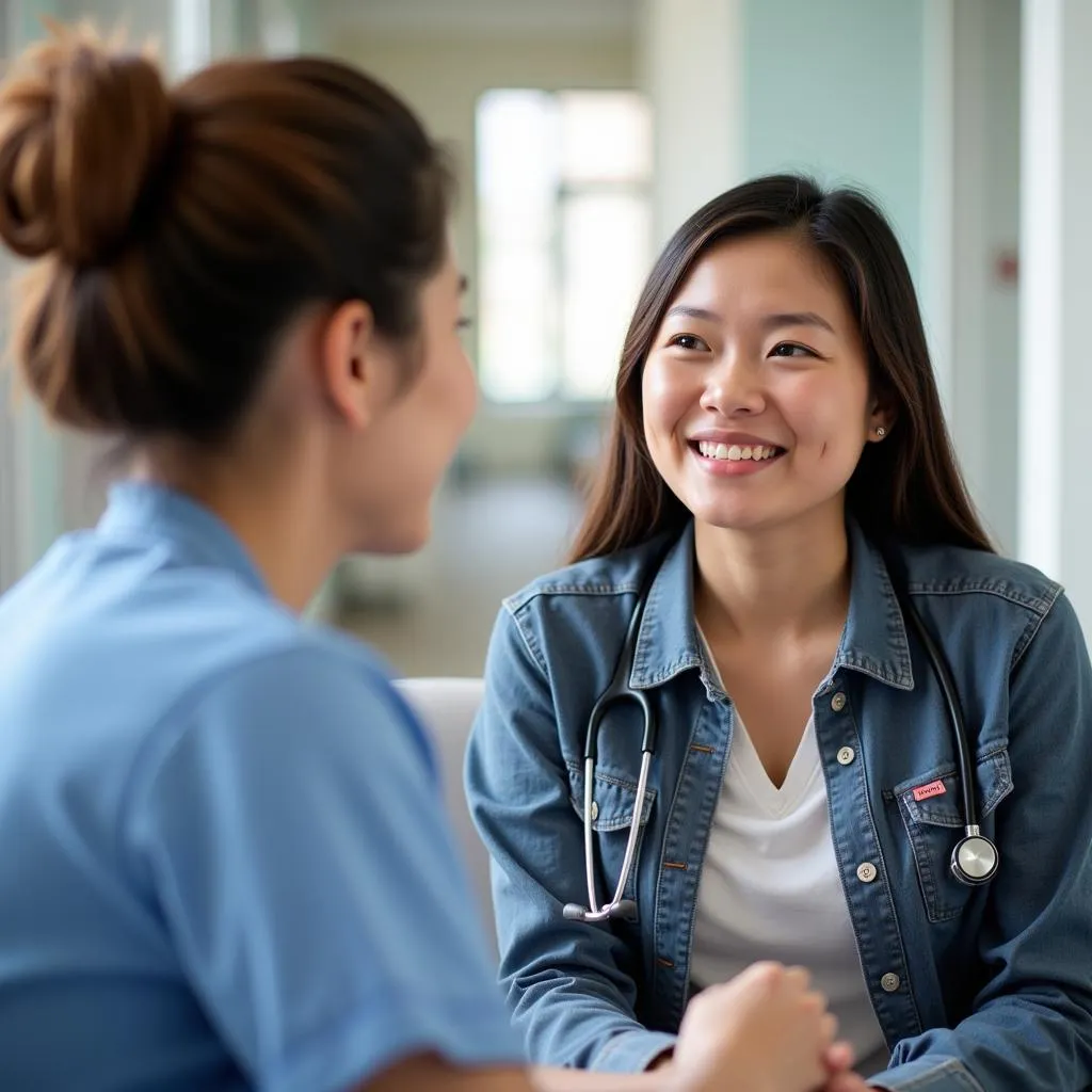 Glenbeigh Hospital Rock Creek Ohio Patient and Counselor