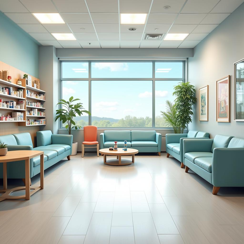 Comfortable and Modern Pharmacy Waiting Area