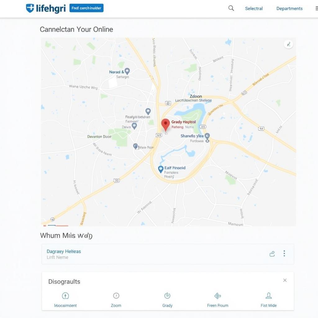 Grady Hospital Online Map Navigation