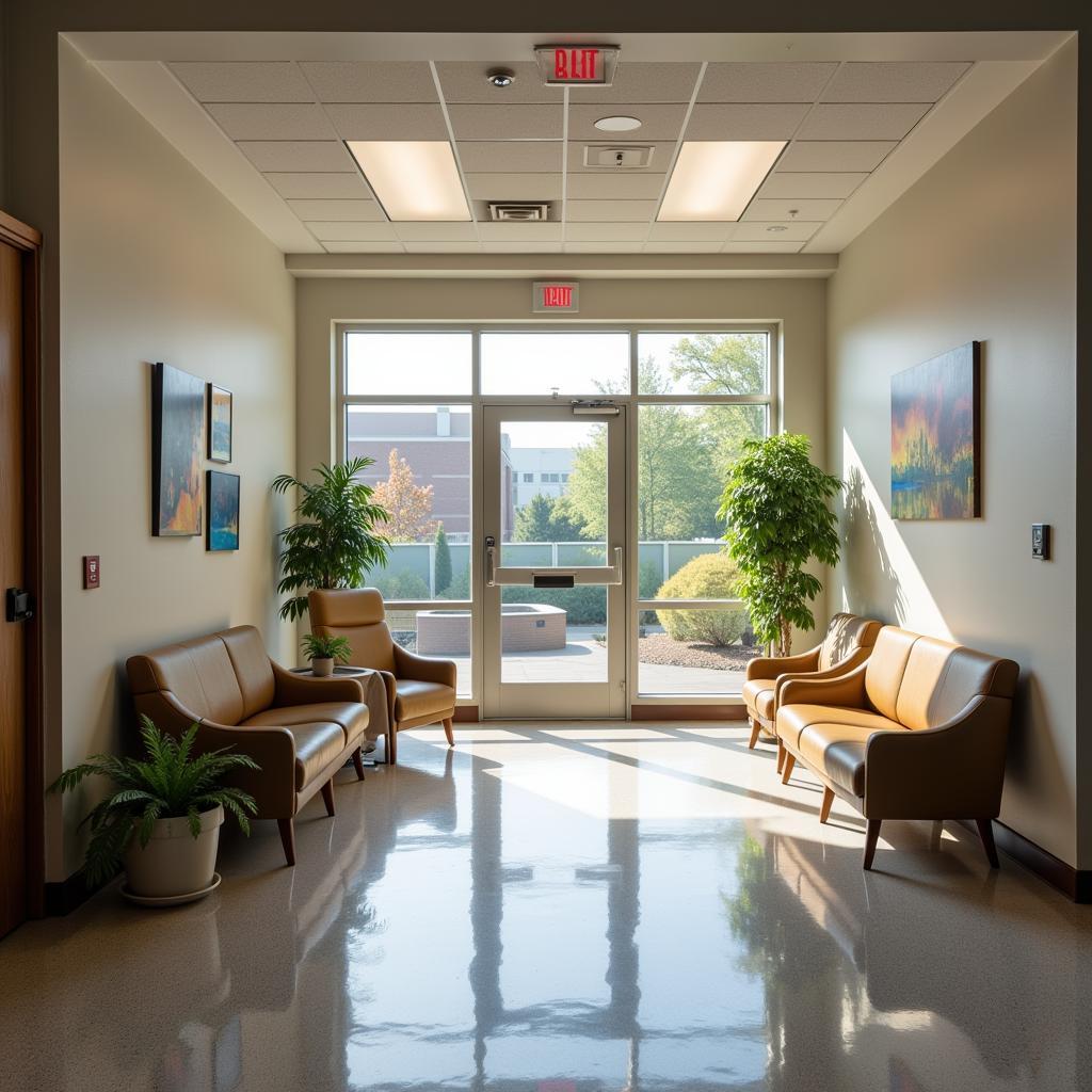 Comfortable Waiting Area at Grande Ronde Hospital Radiology