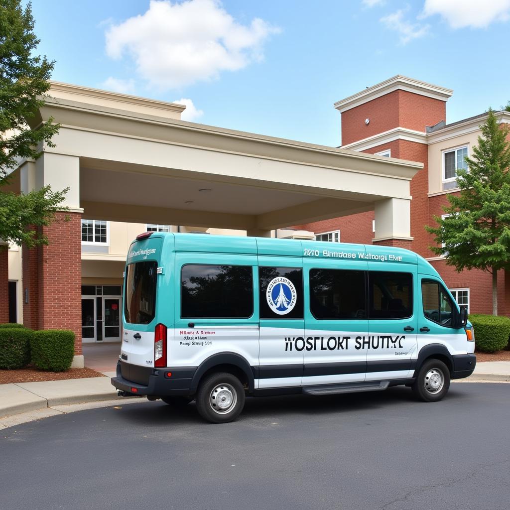 Shuttle service provided by hotels in Greenville, NC