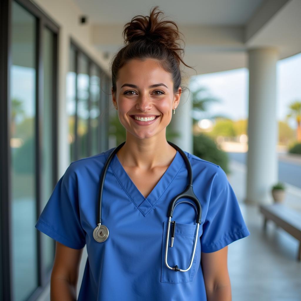 Happy Healthcare Worker Smiling