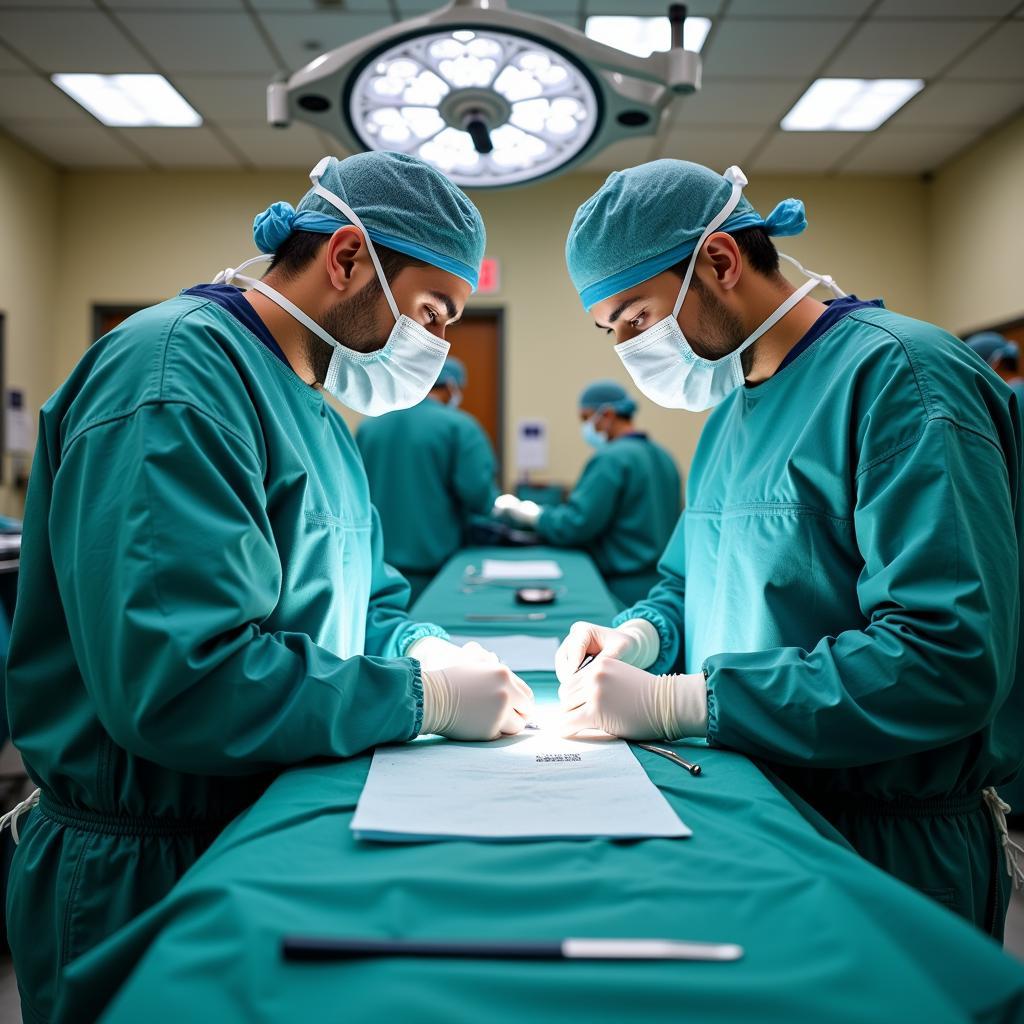 Surgical Team in Operating Room