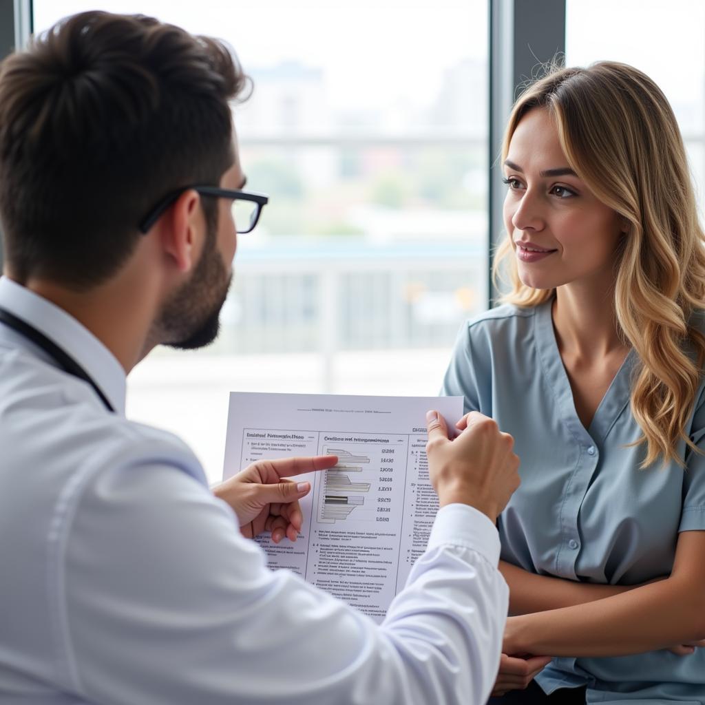 Gynecologist Discussing Treatment Options