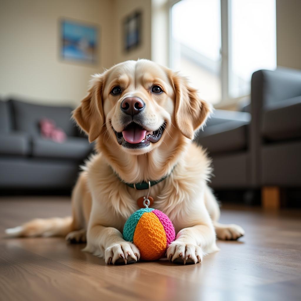 Happy dog at Atchison Veterinary Hospital