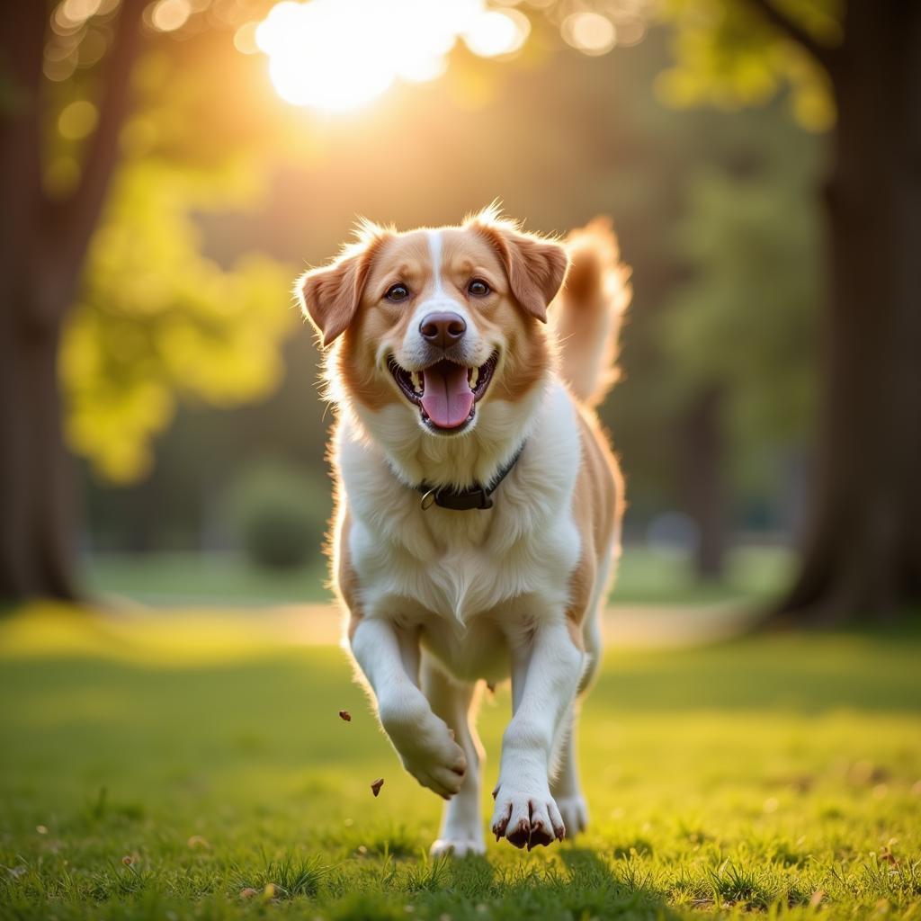 Happy and Healthy Dog After Vet Visit