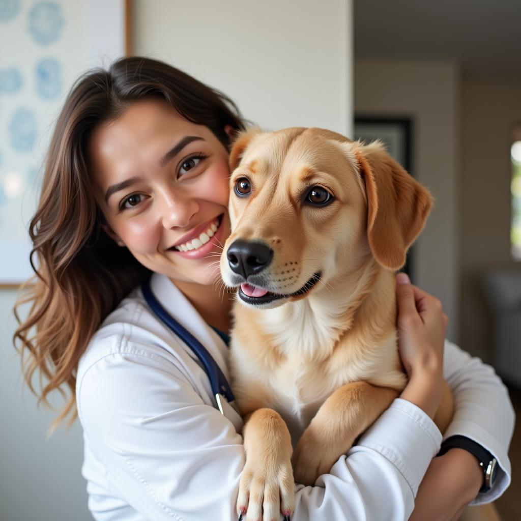 Happy Healthy Pet with Owner