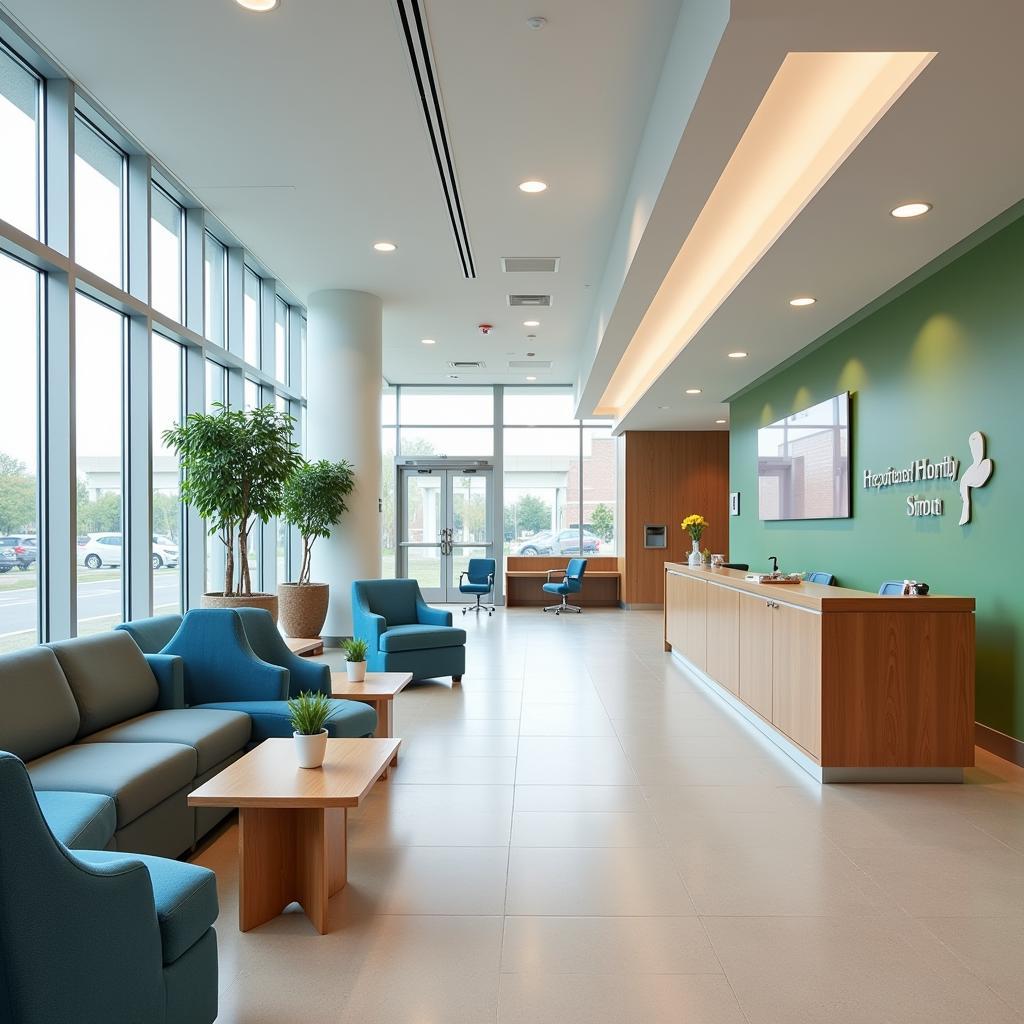 Comfortable and Modern Waiting Area at Henry Ford Hospital