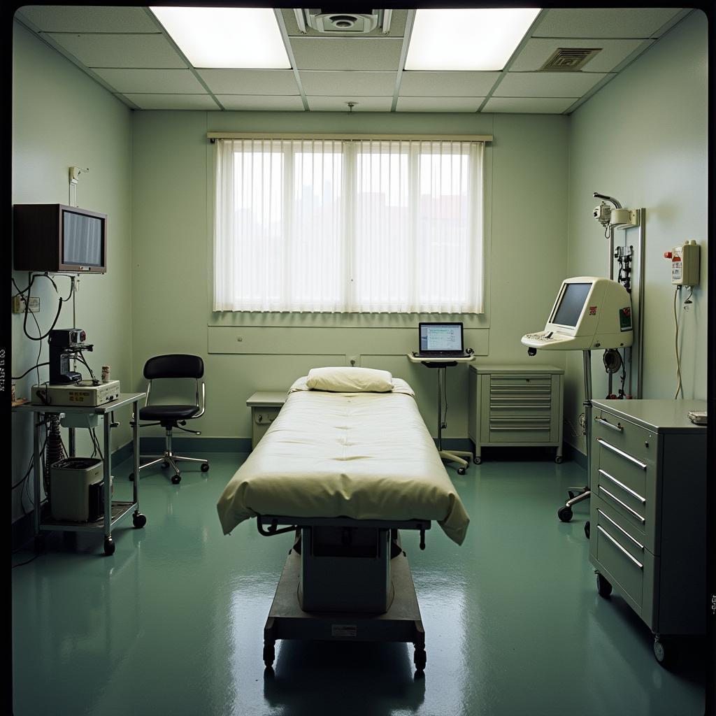 A glimpse into a treatment room at Henryton Mental Hospital